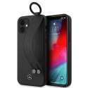 Etui Mercedes Strap Line na iPhone 12 mini - czarne Mercedes
