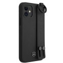 Etui Mercedes Strap Line na iPhone 12 mini - czarne Mercedes