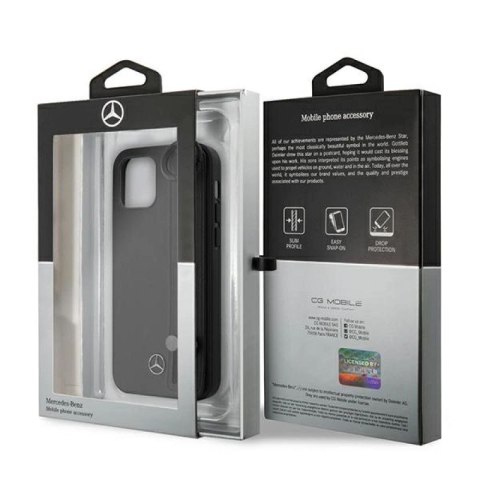 Etui Mercedes Strap Line na iPhone 12 mini - czarne Mercedes