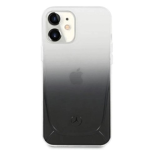 Etui Mercedes Transparent Line na iPhone 12 mini - czarne Mercedes