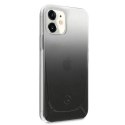 Etui Mercedes Transparent Line na iPhone 12 mini - czarne Mercedes