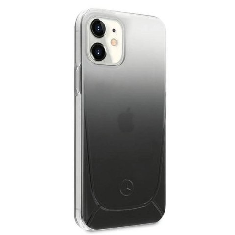 Etui Mercedes Transparent Line na iPhone 12 mini - czarne Mercedes