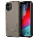 Etui Mercedes Urban Line na iPhone 12 mini - brązowe Mercedes