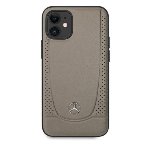 Etui Mercedes Urban Line na iPhone 12 mini - brązowe Mercedes