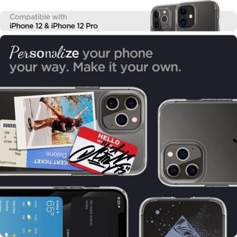 Etui Spigen Ultra Hybrid na iPhone 12 / iPhone 12 Pro - przezroczyste Spigen