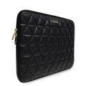 Pokrowiec Guess Quilted na laptopa 13" - czarny Guess