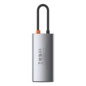 Baseus Metal Gleam 4w1 wielofunkcyjny HUB USB Typ C - USB Typ C Power Delivery 100 W / HDMI 4K 30 Hz / USB 3.2 Gen 1 / USB 2.0 ( Baseus