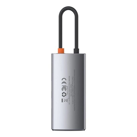Baseus Metal Gleam 4w1 wielofunkcyjny HUB USB Typ C - USB Typ C Power Delivery 100 W / HDMI 4K 30 Hz / USB 3.2 Gen 1 / USB 2.0 ( Baseus