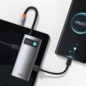 Baseus Metal Gleam 4w1 wielofunkcyjny HUB USB Typ C - USB Typ C Power Delivery 100 W / HDMI 4K 30 Hz / USB 3.2 Gen 1 / USB 2.0 ( Baseus