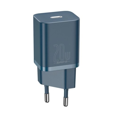 Baseus Super Si 1C szybka ładowarka USB Typ C 20 W Power Delivery niebieski (CCSUP-B03) Baseus