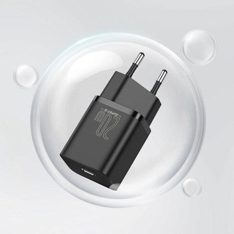 Baseus Super Si 1C szybka ładowarka USB Typ C 20 W Power Delivery niebieski (CCSUP-B03) Baseus