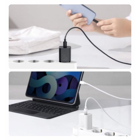 Baseus Super Si 1C szybka ładowarka USB Typ C 20 W Power Delivery niebieski (CCSUP-B03) Baseus