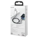 Baseus Tungsten 3w1 kabel USB - USB Typ C / Lightning / micro USB 3,5 A 1,5 m czarny (CAMLTWJ-01) Baseus