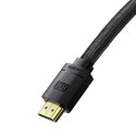 Baseus kabel HDMI 2.1 8K 60 Hz 48 Gbps / 4K 120 Hz / 2K 144 Hz 3D eARC QMS Dynamic HDR VRR ALLM 3 m czarny (CAKGQ-L01) Baseus