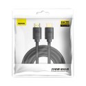 Baseus kabel HDMI 2.1 8K 60 Hz 48 Gbps / 4K 120 Hz / 2K 144 Hz 3D eARC QMS Dynamic HDR VRR ALLM 3 m czarny (CAKGQ-L01) Baseus