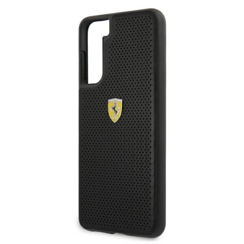 Etui Ferrari On Track Perforated na Samsung Galaxy S21 - czarne Ferrari