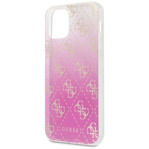 Etui Guess 4G Gradient na iPhone 12 mini - różowe Guess