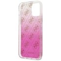 Etui Guess 4G Gradient na iPhone 12 mini - różowe Guess