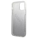 Etui Guess Glitter Gradient Script na iPhone 12 Pro Max - czarne Guess
