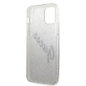 Etui Guess Glitter Gradient Script na iPhone 12 Pro Max - złote Guess