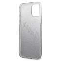 Etui Guess Glitter Gradient Script na iPhone 12 mini - czarne Guess