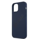 Etui Guess Script Vintage na iPhone 12 Pro Max - niebieskie Guess