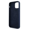 Etui Guess Script Vintage na iPhone 12 Pro Max - niebieskie Guess