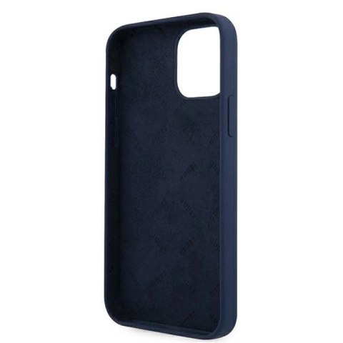 Etui Guess Script Vintage na iPhone 12 / iPhone 12 Pro - niebieskie Guess