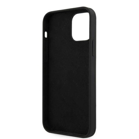 Etui Guess Script Vintage na iPhone 12 mini - czarne Guess