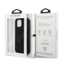 Etui Guess Script Vintage na iPhone 12 mini - czarne Guess