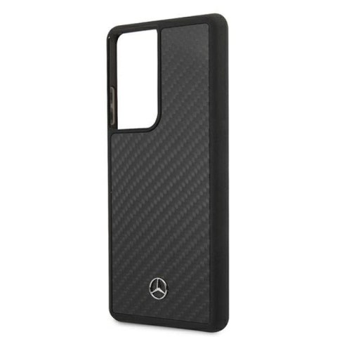 Etui Mercedes Dynamic Line na Samsung Galaxy S21 Ultra - czarne Mercedes
