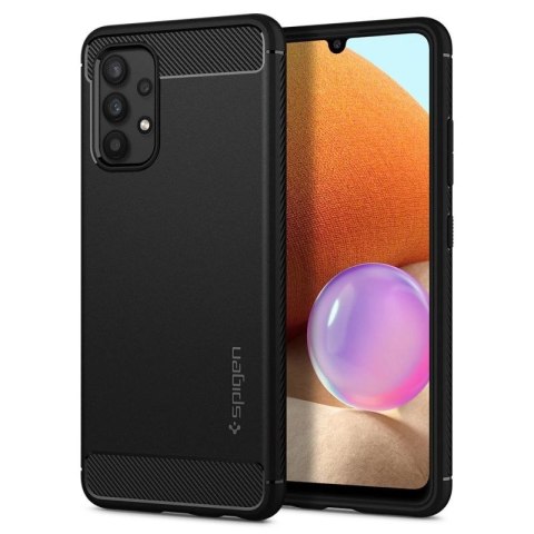 Etui Spigen Rugged Armor na Samsung Galaxy A52 / A52S - czarny mat Spigen