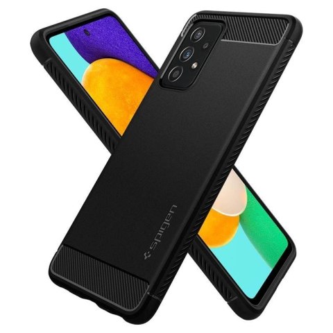 Etui Spigen Rugged Armor na Samsung Galaxy A52 / A52S - czarny mat Spigen