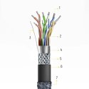Wozinsky kabel HDMI 2.1 8K 60 Hz 48 Gbps / 4K 120 Hz / 2K 144 Hz 2 m srebrny (WHDMI-20) Wozinsky