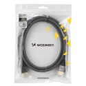 Wozinsky kabel HDMI 2.1 8K 60 Hz 48 Gbps / 4K 120 Hz / 2K 144 Hz 2 m srebrny (WHDMI-20) Wozinsky