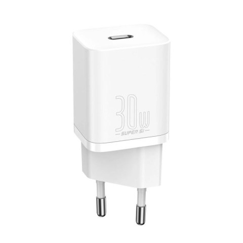 Baseus Super Si 1C szybka ładowarka USB Typ C 30W Power Delivery Quick Charge biały (CCSUP-J02) Baseus