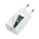 Baseus Super Si 1C szybka ładowarka USB Typ C 30W Power Delivery Quick Charge biały (CCSUP-J02) Baseus