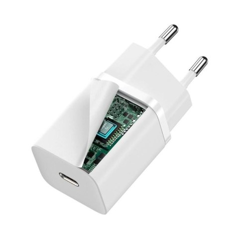 Baseus Super Si 1C szybka ładowarka USB Typ C 30W Power Delivery Quick Charge biały (CCSUP-J02) Baseus