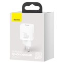 Baseus Super Si 1C szybka ładowarka USB Typ C 30W Power Delivery Quick Charge biały (CCSUP-J02) Baseus