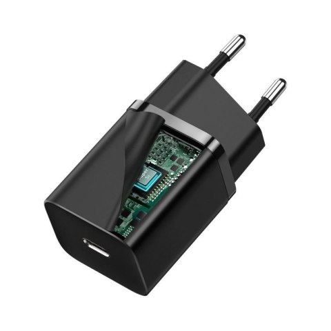 Baseus Super Si 1C szybka ładowarka USB Typ C 30W Power Delivery Quick Charge czarny (CCSUP-J01) Baseus