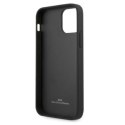Etui BMW Leather Curve Perforate na iPhone 12 Pro Max - czerwone BMW