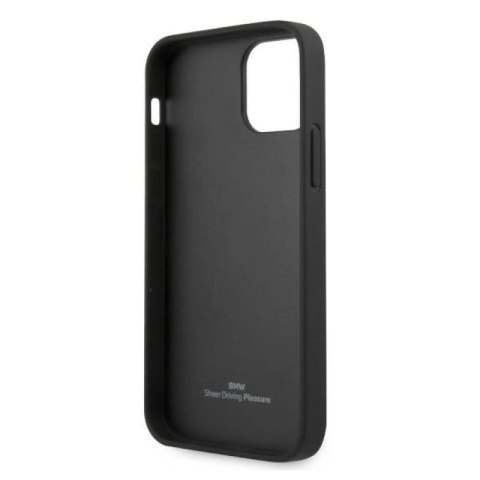 Etui BMW Leather Curve Perforate na iPhone 12 / iPhone 12 Pro - czerwone BMW