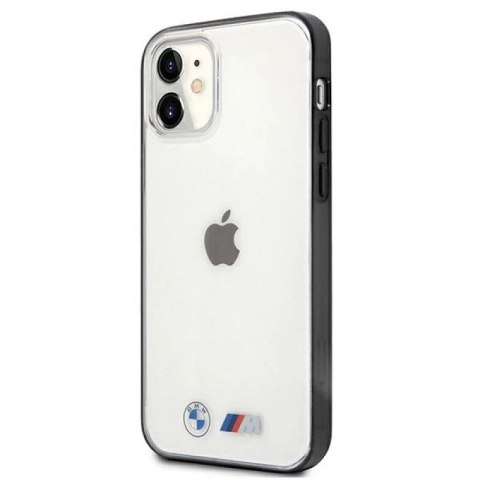 Etui BMW Sandblast na iPhone 12 mini - przezroczyste BMW