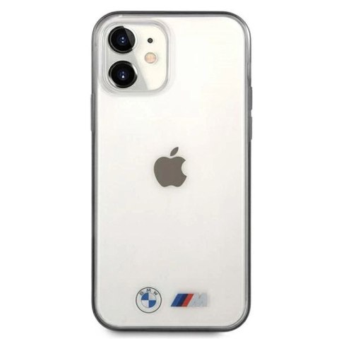Etui BMW Sandblast na iPhone 12 mini - przezroczyste BMW