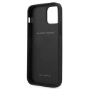 Etui Ferrari Off Track Leather Nylon Stripe na iPhone 12 Pro Max - czarne Ferrari