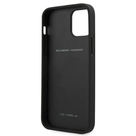 Etui Ferrari On Track Carbon Stripe na iPhone 12 mini - czarne Ferrari