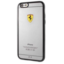 Etui Ferrari Racing Shield na Samsung Galaxy S7 - przezroczysto-czarne Ferrari