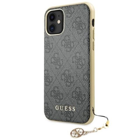 Etui Guess 4G Charms Collection na iPhone 11 / Xr - szare Guess
