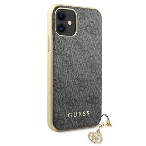 Etui Guess 4G Charms Collection na iPhone 11 / Xr - szare Guess