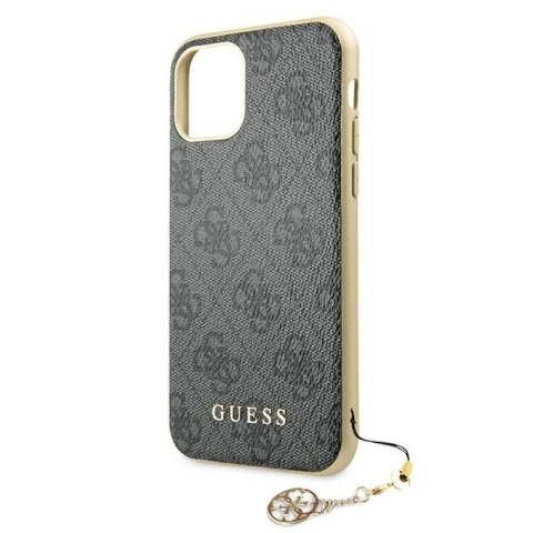 Etui Guess 4G Charms Collection na iPhone 11 / Xr - szare Guess